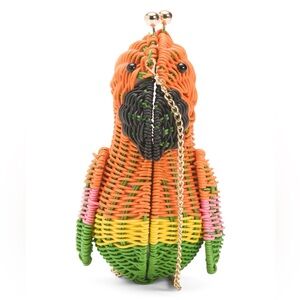 🌀TOMMY BAHAMA BASKET PARROT SATCHEL - NWT